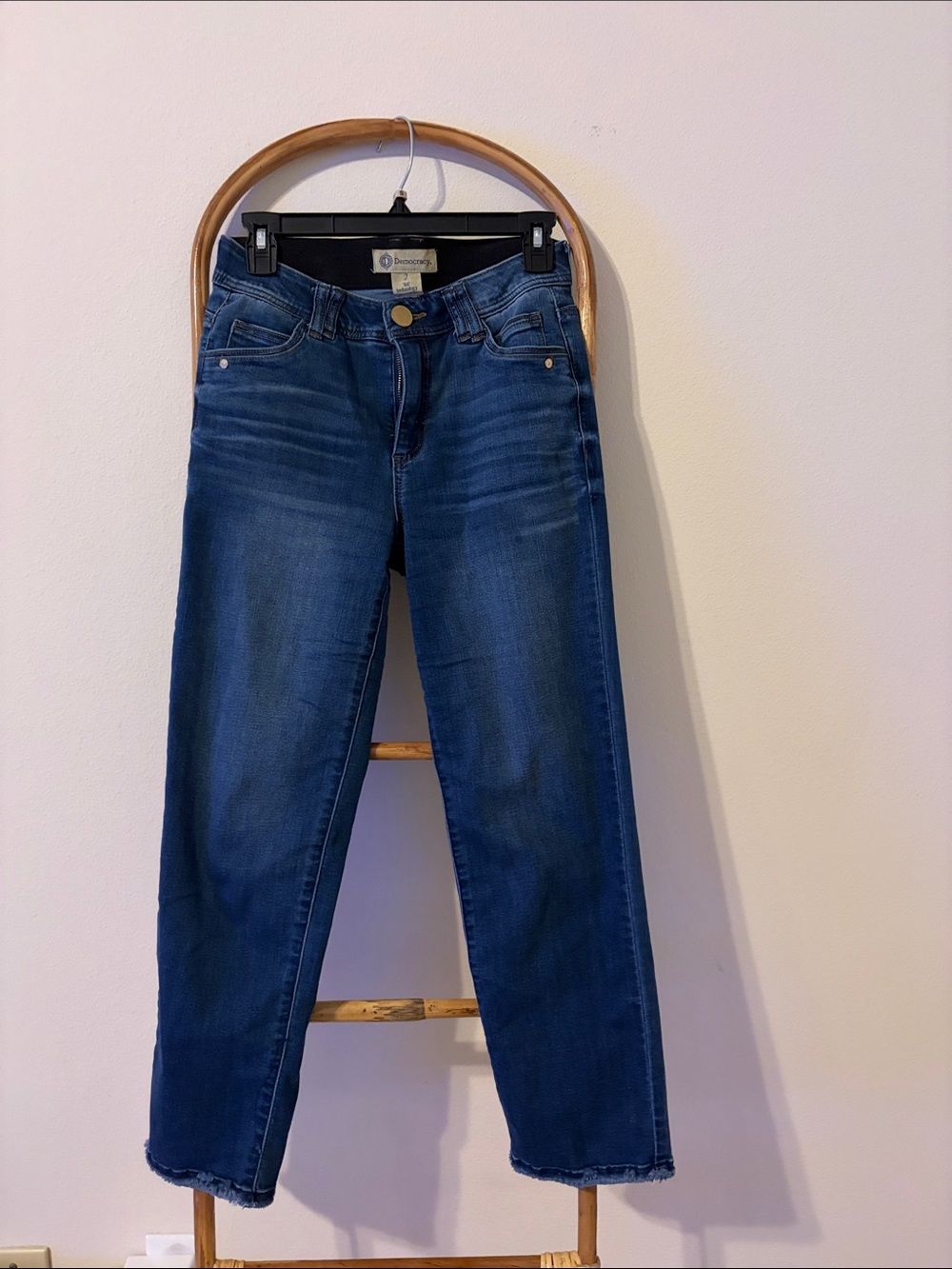 Democracy Dark Blue Straight Leg Jeans